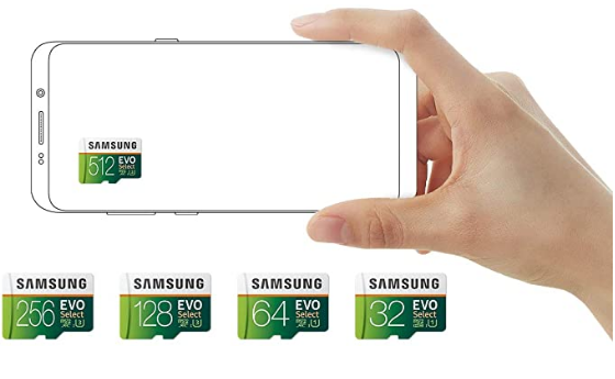 Samsung Electronics EVO Select 256GB microSDXC UHS-I U3 100MB/s Full H...
